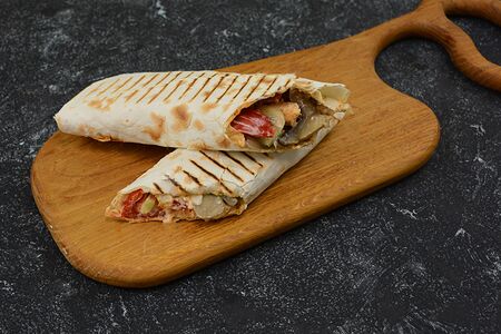 Шаверма грибная в лаваше