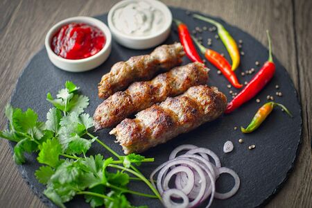 Люля-кебаб из свинины