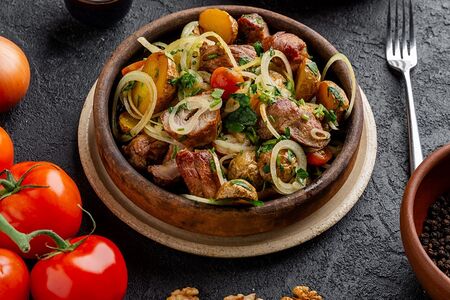 Оджахури с курицей