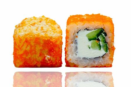 Запеченный сырный с креветкой