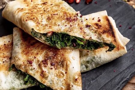 Кутабы с зеленью