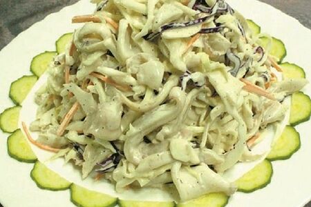 Салат из кальмара с майонезом 114