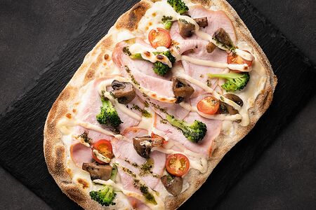 Пицца с Индейкой и Грибами