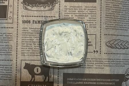 Сметанно-чесночный соус