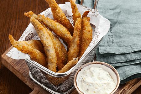 Жареная мойва в хрустящей корочке