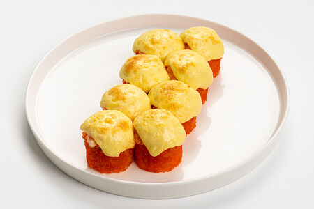 Запеченный ролл с крабом