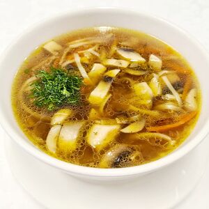 Суп-лапша грибная