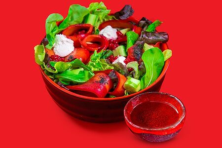 Салат с нео рыбой веганский