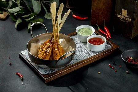 Креветки в темпуре