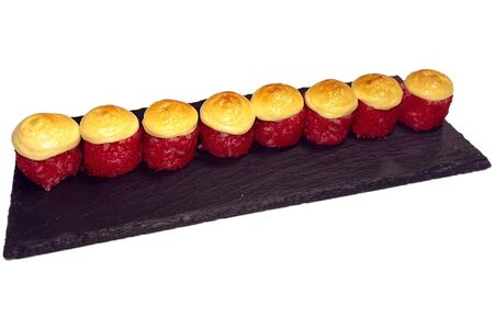 Запеченный ролл с крабом