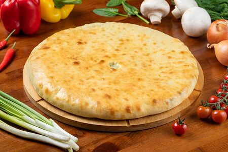 Пирог с осетинским сыром и шпинатом