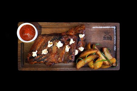 Свиные ребра терияки