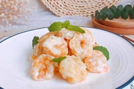Креветки в горчичном соусе 
