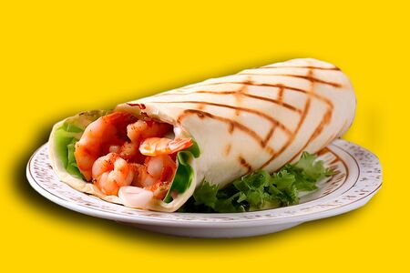 Шаверма с креветками 