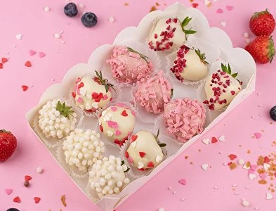 Клубника в бельгийском шоколаде 9шт
