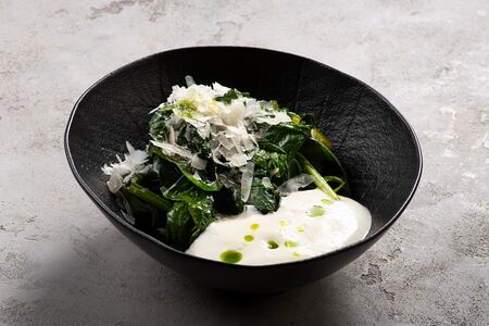 Шпинат и пармезан