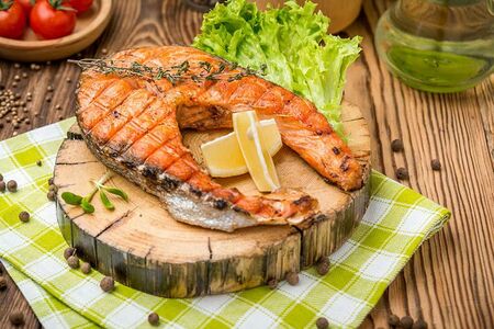 Шашлык из лосося