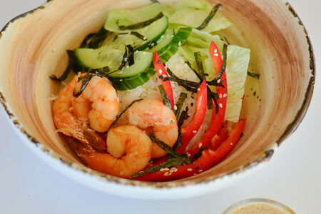 Поке с креветками