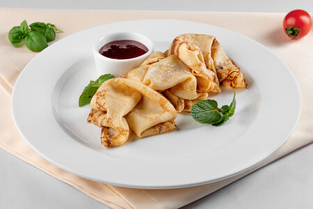 Блинчики со сгущенным молоком