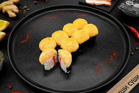 Запеченный с курицей