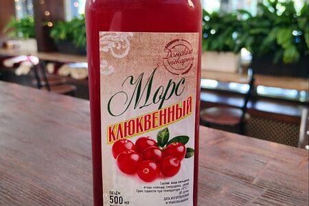 Морс клюквенный