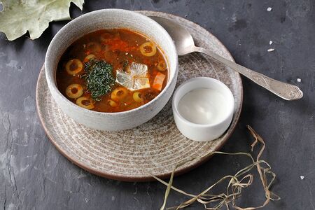 Солянка сборная мясная