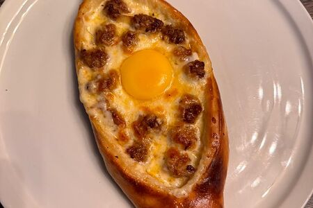 Аджарский пирог с телятиной и сыром халяль