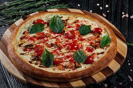 Пицца с морепродуктами