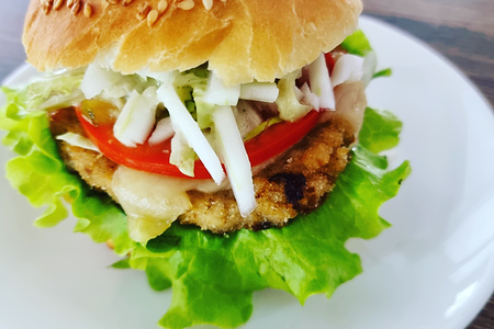 Гамбургер с курицей