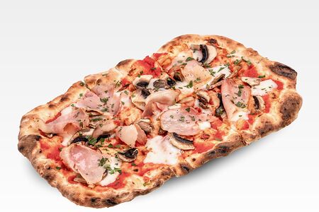 Римская пицца Ветчина и грибы