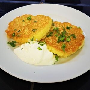 Драники с мясом
