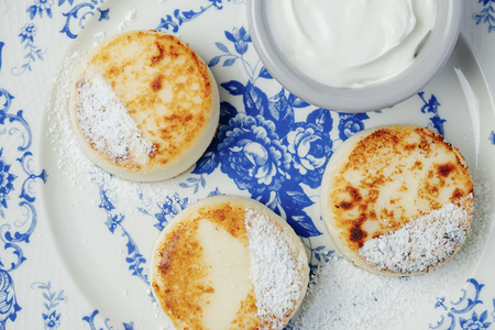 Сырники с вареньем