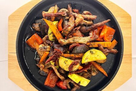 Курица с овощами