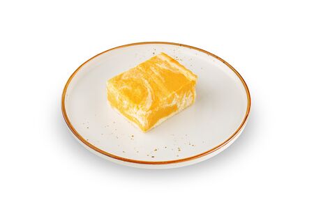 Творожная запеканка с тыквой и грушей