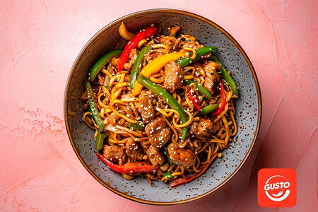 Wok со свининой