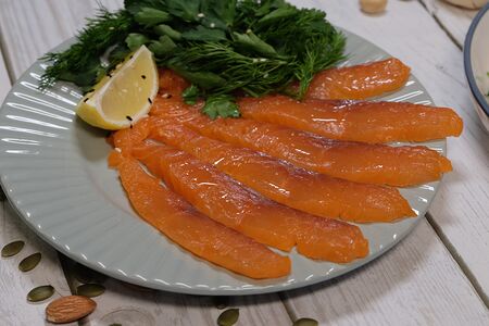 Лосось слабой соли