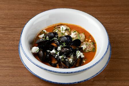 Мидии саганаки