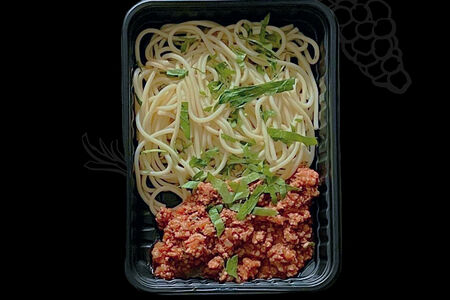 Спагетти Болоньезе из курицы