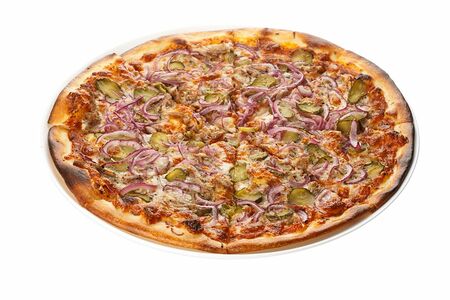 Буженина с маринованным огурцом