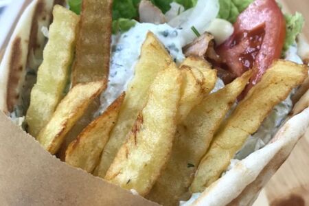 Пита-гирос с бараниной