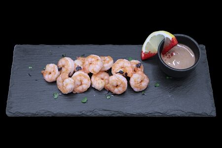 Креветки в сингапурском стиле