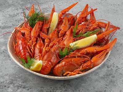 Донские раки со сливочным маслом