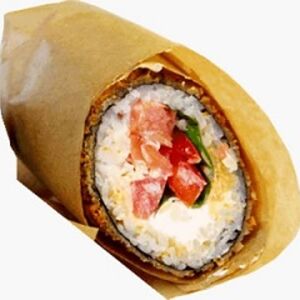 Биг ролл с копченой курицей