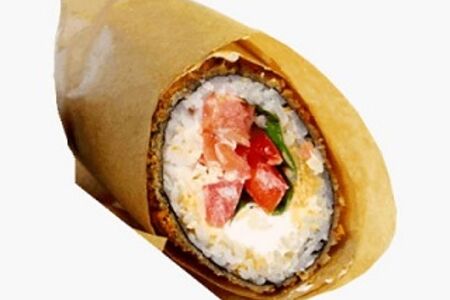 Биг ролл с копченой курицей