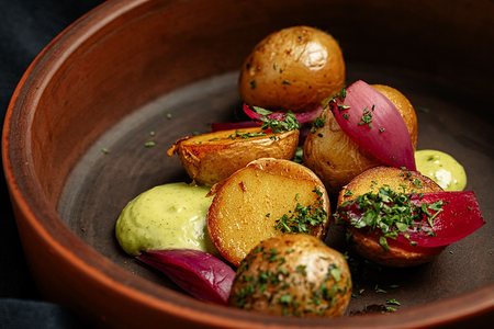 Копченый картофель