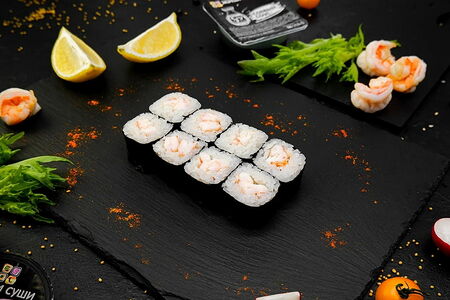 Ролл с тигровой креветкой