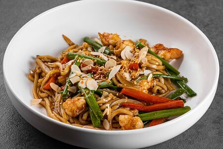 Лапша Рамен с креветками