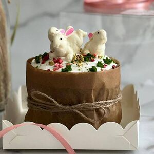 Кулич Пасхальный с зайкам 