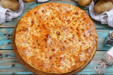 Осетинский пирог с картошкой и укропом