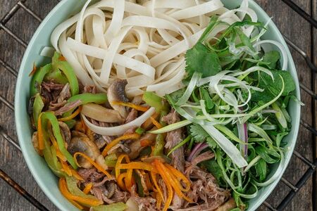 Лапша с говядиной